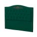 Kit Cabeceira e Calçadeira Baú Maitê Casal King 195cm Veludo Verde - Montanaris Decor