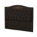 Kit Cabeceira e Calçadeira Baú Maitê Casal Queen 160cm Veludo Marrom - Montanaris Decor