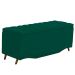 Kit Cabeceira e Calçadeira Baú Maitê Casal Queen 160cm Veludo Verde - Montanaris Decor