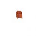 Kit Decorativo Sofá Curvo Orgânico + 01 Puff e Poltrona Luna Boucle Terracota - Montanaris Decor