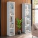 Kit Livreiro para Home Office de 60cm e 33 cm Julia Branco - Montanaris Decor