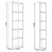 Kit Livreiro para Home Office de 60cm e 33 cm Julia Castanho - Montanaris Decor