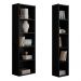 Kit Livreiro para Home Office de 60cm e 33 cm Julia Preto - Montanaris Decor