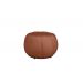 Kit Poltrona Decorativa C/Puff e Almofada Concha Veludo Terracota  - Montanaris Decor