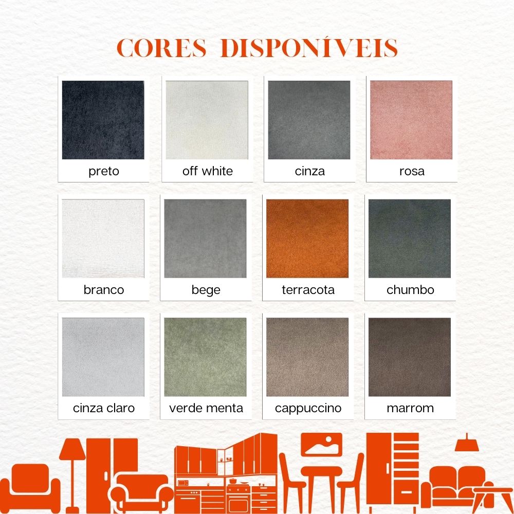 Kit Poltrona e Puff Luna Decorativa Curvo Orgânico Boucle Preto - Montanaris Decor