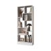 Livreiro c/8 Nichos Sala de Estar Escritório 4815 Branco - Montanaris Decor