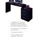 Mesa Gamer Escritório DRX5000 Preto - Montanaris Decor