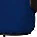 Namoradeira 2 Lugares Orgânica Decorativa Beatriz Veludo Azul Marinho/PU Marrom - Montanaris Decor