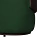 Namoradeira 2 Lugares Orgânica Decorativa Beatriz Veludo Verde/PU Marrom - Montanaris Decor