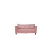 Namoradeira Decorativa Sala Estar Isis 3 Lugares 1,80 Veludo Rosa - Montanaris Decor