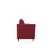 Namoradeira Decorativa Sala Estar Isis 3 Lugares 1,80 Veludo Vermelho - Montanaris Decor