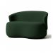 Namoradeira Decorativa Sala Estar Orgânica Beatriz Boucle Verde - Montanaris Decor