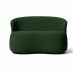 Namoradeira Decorativa Sala Estar Orgânica Beatriz Boucle Verde - Montanaris Decor