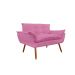 Namoradeira Decorativa para Sala de Estar Opala Suede Rosa - Montanaris Decor