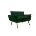 Namoradeira Decorativa para Sala de Estar Opala Suede Verde - Montanaris Decor