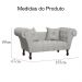 Namoradeira Dubai Linho Bege - Montanaris Decor