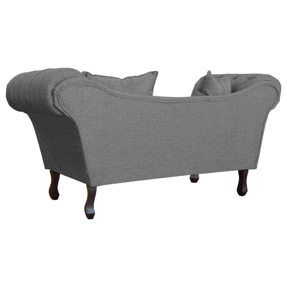 Namoradeira Dubai Linho Cinza - Montanaris Decor