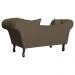 Namoradeira Dubai Linho Marrom - Montanaris Decor