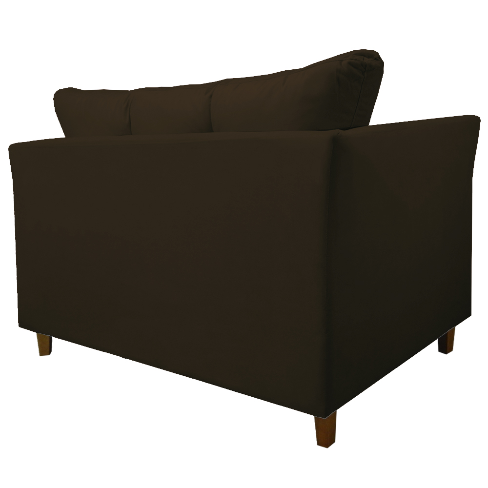 Namoradeira Isis Veludo Marrom - Montanaris Decor