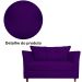 Namoradeira Isis Veludo Roxo - Montanaris Decor
