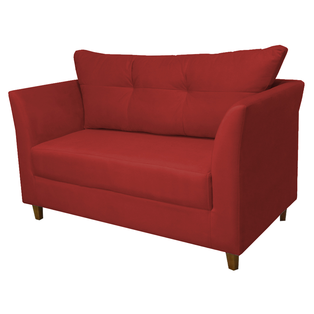 Namoradeira Isis Veludo Vermelho - Montanaris Decor
