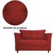 Namoradeira Isis Veludo Vermelho - Montanaris Decor