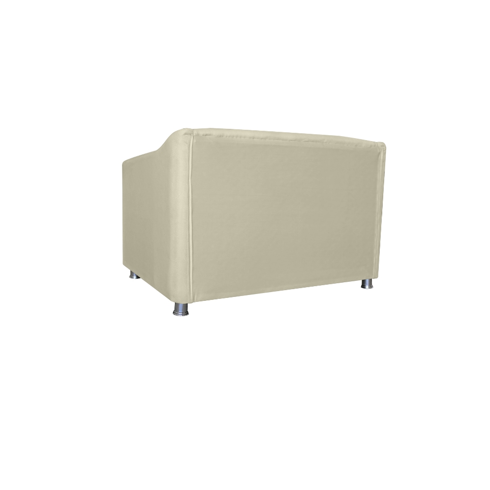 Namoradeira Tilla Suede Bege - Montanaris Decor