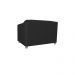 Namoradeira Tilla Suede Preto - Montanaris Decor