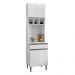 Paneleiro 4 Portas para Cozinha Madrid Branco - Montanaris Decor