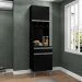 Paneleiro 4 Portas para Cozinha Madrid Preto - Montanaris Decor
