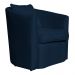 Poltrona Decorativa Alana Veludo Azul Marinho  - Montanaris Decor