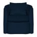 Poltrona Decorativa Alana Veludo Azul Marinho  - Montanaris Decor
