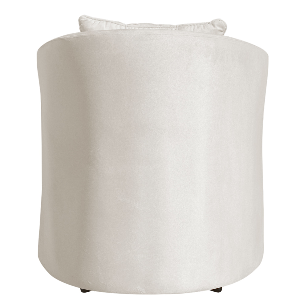 Poltrona Decorativa Alana Veludo Bege - Montanaris Decor