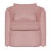 Poltrona Decorativa Alana Veludo Rosa - Montanaris Decor