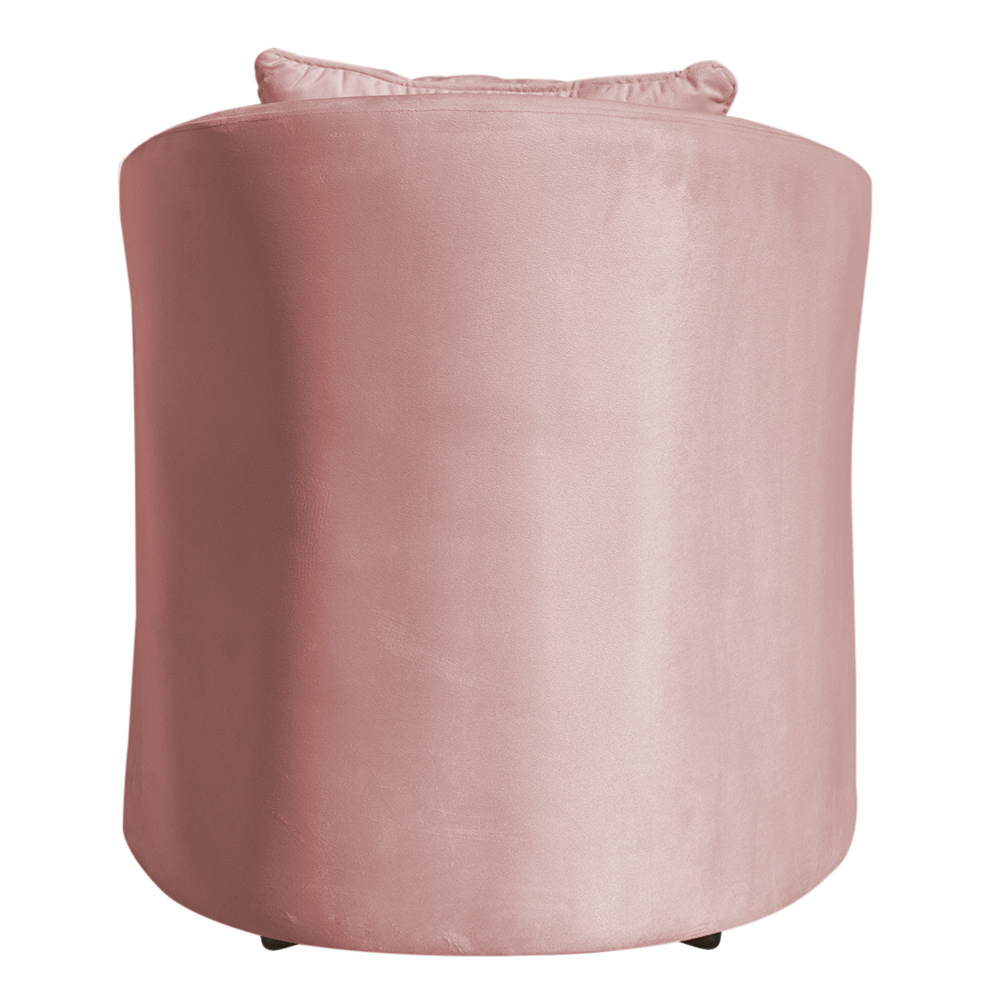 Poltrona Decorativa Alana Veludo Rosa - Montanaris Decor