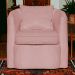 Poltrona Decorativa Alana Veludo Rosa - Montanaris Decor