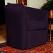 Poltrona Decorativa Alana Veludo Roxo - Montanaris Decor
