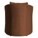 Poltrona Decorativa Alana Veludo Terracota - Montanaris Decor