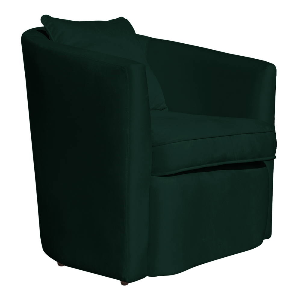 Poltrona Decorativa Alana Veludo Verde - Montanaris Decor