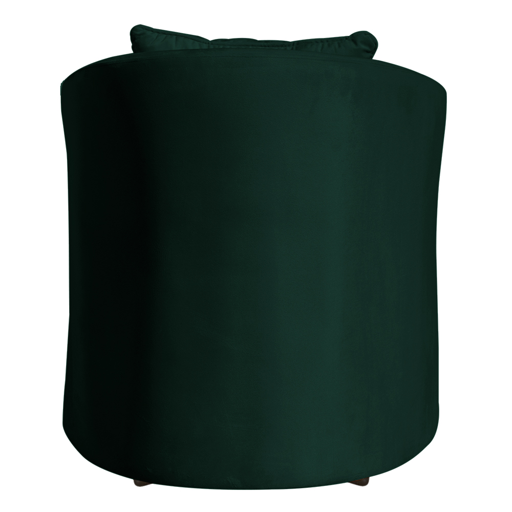 Poltrona Decorativa Alana Veludo Verde - Montanaris Decor