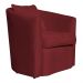 Poltrona Decorativa Alana Veludo Vermelho - Montanaris Decor