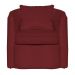Poltrona Decorativa Alana Veludo Vermelho - Montanaris Decor