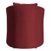 Poltrona Decorativa Alana Veludo Vermelho - Montanaris Decor