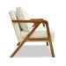 Poltrona Decorativa Ana para Sala de Estar Linho Off White - Montanaris Decor