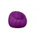 Poltrona Decorativa Concha Veludo Roxo - Montanaris Decor