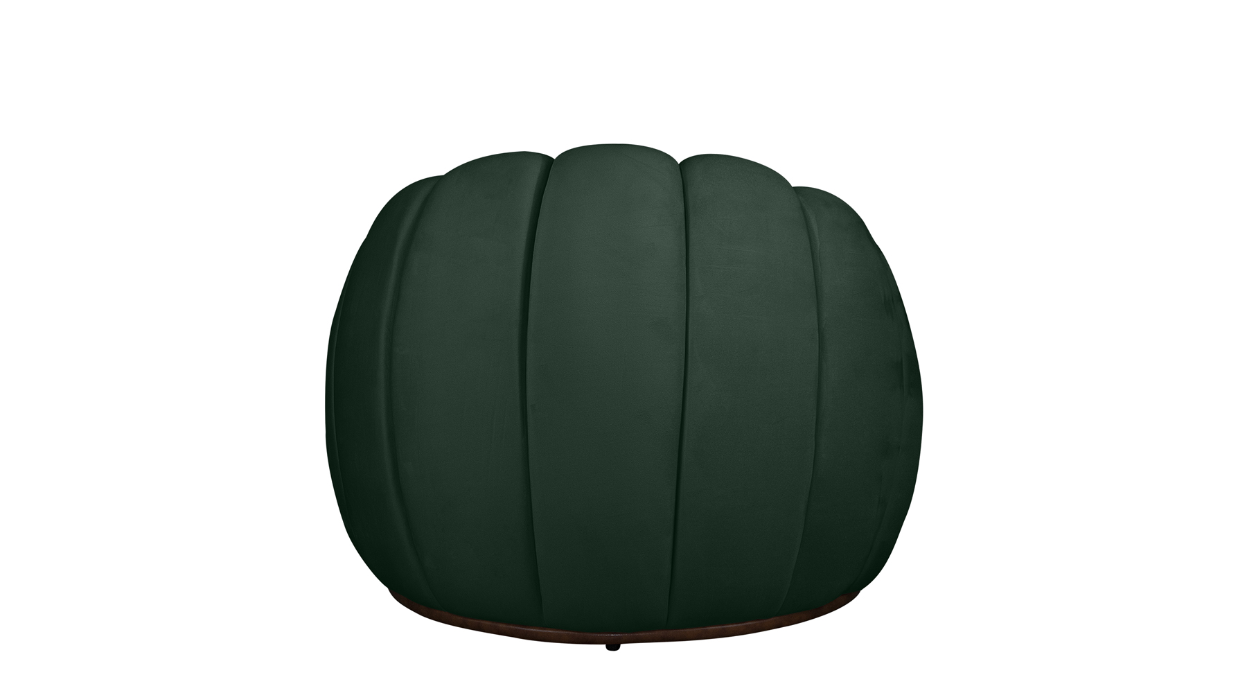 Poltrona Decorativa Concha Veludo Verde - Montanaris Decor