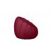 Poltrona Decorativa Concha Veludo Vermelho - Montanaris Decor