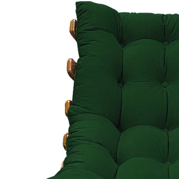Poltrona Decorativa Costela Veludo Verde - Montanaris Decor