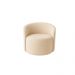 Poltrona Decorativa Curva Orgânica Nature Gaia Boucle Bege  - Montanaris Decor
