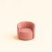 Poltrona Decorativa Curva Orgânica Nature Gaia Veludo Rosa - Montanaris Decor